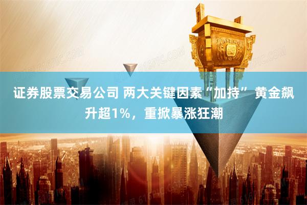 证券股票交易公司 两大关键因素“加持” 黄金飙升超1%，重掀暴涨狂潮